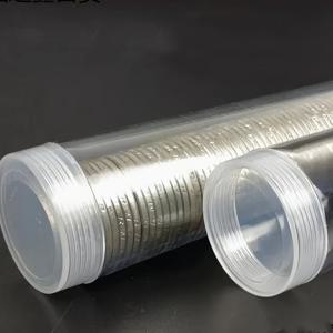 TEMU 20mm/25mm/32mm 기념 주화 보호 튜브, 주화 보관 상자, 주화 케이스