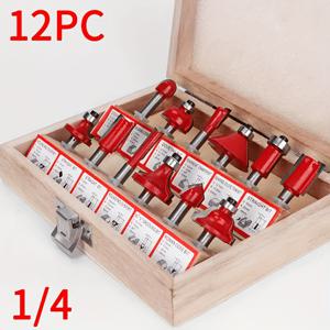 TEMU 12/15개 헤비듀티 카바이드 라우터 비트 세트 - 1/4