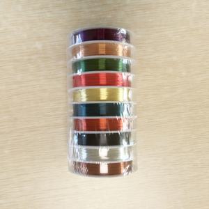 TEMU 10롤의 화려한 컬러 구리 와이어 - 0.3/0.4mm 두께, 유연한 비즈 스트링 와이어, 가정용, 수제, 스타일링 및 모양 조정 DIY 주얼리 액세서리 - 공예 및 비즈 프로젝트에 완벽함