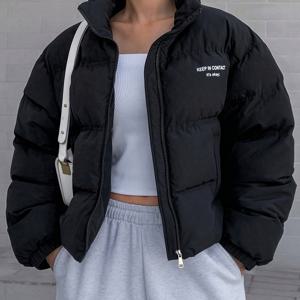 TEMU 여성용 경량 패딩 재킷, 