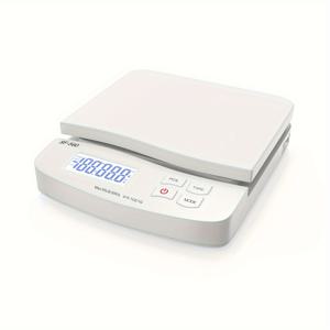 TEMU 1개 SF-560 헤비듀티 디지털 저울 66lb/30kg, 타어 기능, 1g 정확도, 대형 LCD 디스플레이, 자동 영점 재설정 및 단위 전환 (kg/g/lbs/oz) - 우편, 주방, 실험실용 (화이트)