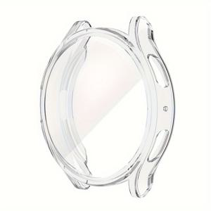 TEMU 4/5/6/7용 2개 40mm/44mm 투명 TPU 보호 케이스, 스크래치 방지 소프트 TPU 코팅 울트라 얇은 풀 커버 스크린 프로텍터