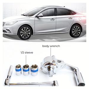 TEMU 토크 렌치 러그 너트 리무버 1:16 토크 멀티플라이어 320NM 노동 절약 토크 렌치 1/2 드라이브 러그 너트 렌치 타이어 교체 키트 17mm/19mm/21mm 소켓 러그 너트 제거 도구 대부분의 차량용 크리스마스 선물 아버지, 차고 보관용