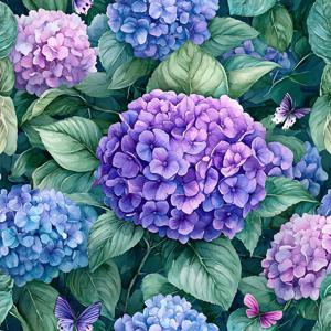 TEMU 조지쉬 1개 30x30cm[11.8x11.8인치]/40x40cm[15.7x15.7인치] 아크릴 페인팅 키트, 수국 마이크로필라 성인용 프레임리스 핸드메이드 5D 페인팅 키트, 완전 인공 라운드 스퀘어 그림, 홈 데코 오피스 벽 장식 축제 선물