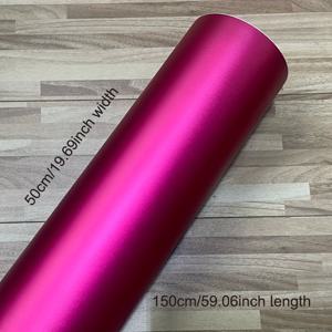 TEMU TNGLETN PVC 비닐 랩 롤, 금속 핑크 자체 접착식 자동차 필름, 범용 차량 내부 외관 장식, 쉽게 자를 수 있고 적용할 수 있음, 내구성 및 방수