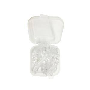 TEMU 10개 아트 드로잉 펜 팁, 단일 갈래 곡선형 흰색 플라스틱 교체 헤드, 보관 상자 포함 페인팅 도구 액세서리