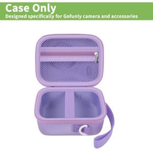 TEMU 인스턴트 프린트 디지털 카메라, 휴대용 보호 보관함, 프린터 용지 및 32GB SD 카드 호환성, Gofunly, Esoxoffore, LETSHAHA, JPVERLY, Hangrui - 핑크 (케이스만)