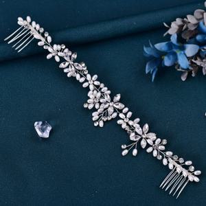 TEMU 축제 행사에 어울리는 우아한 헤어 빗, 신부를 위한 아름다운 헤어 액세서리, 여자친구와 아내를 위한 완벽한 선물, 모델 HP128.