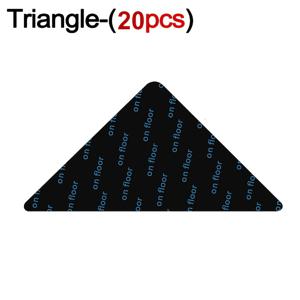 TEMU 20개 블랙 미끄럼 방지 카펫 패드, 양면 세탁 가능 및 재사용 가능한 마찰 방지 바닥 테이프 타일 및 목재 바닥용 - 가정, 상점, 호텔 사용에 완벽