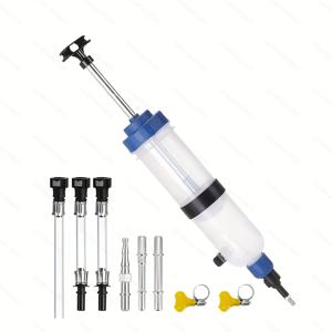 TEMU 1.5리터 유체 추출기, 추출 및 충전 펌프, 유체 주사기 펌프 수동 흡입 진공 연료 자동차 전송 (1500ML)