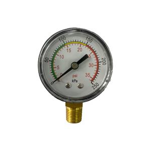 TEMU 수영장 필터용 황동 압력 게이지, 0-60 PSI, 1/4