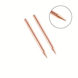 TEMU 스팟 용접용 18650 리튬 배터리용 2개 세트의 전극 끝, 복잡한 프로젝트에 이상적입니다.