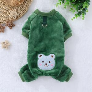 TEMU 포메라니안, 테디베어와 같은 소형견을 위한 두꺼운 플리스 의류, 가을, 겨울 야외 산책에 적합.