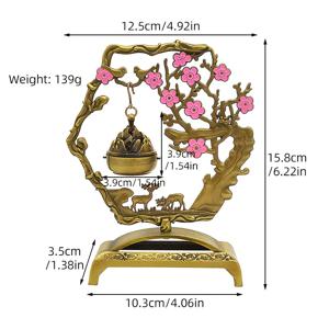 TEMU 전통 중국식 결혼식 장식 - 행운의 공개 행잉 버너 장식 체인 포함, 결혼식, 집, 사무실용 - 필요 없음, 장식용 테이블탑 또는 행잉 데코, 홈 액센트 피스, 정교한 새 디자인, 금속