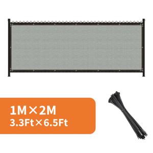 TEMU 1개 DELLNA 헤비듀티 프라이버시 펜스 스크린 UV & 차양 캐노피 포함 - 1개 야외 그물망 펜스 커버, 수영장, 정원, 파티오, 뒷마당용 - 차양 패널, 프라이버시 배리어, 설치 (코팅 없음)