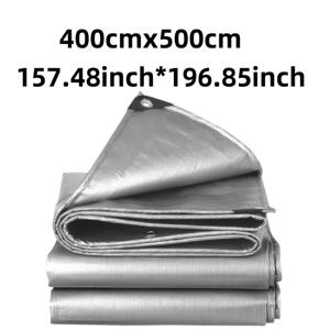 TEMU 튼튼한 방수포, 다용도 기능과 내후성 특징, 금속 아일렛 및 강화된 가장자리가 장착되어 있습니다. 실버 색상의 내구성이 뛰어난 플라스틱 커버로 캠핑, 차량 및 지붕 정원에 적합합니다. 캠핑족과 정원 가꾸는 사람들을 위한 완벽한 선물입니다.