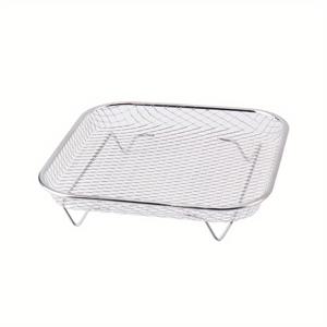 TEMU 다기능 에어프라이어 스테인리스 스틸 액세서리 (그릴 랙, 찜 랙, 다용도 다층 랙 포함)|에어프라이어