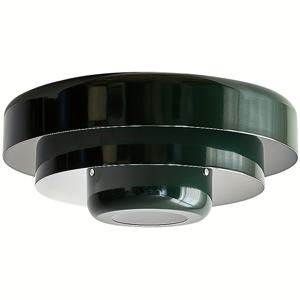 TEMU 아이언 아트 컬러풀 램프쉐이드 빈티지 케이크 모양 13.77인치 다이닝 교체용 모던 심플 아일랜드 테이블 레트로 컬러풀 펜던트 화이트 오렌지 다크 그린 쉬운 설치/분해 E26 E27 호환 (램프쉐이드만 전기 미포함)