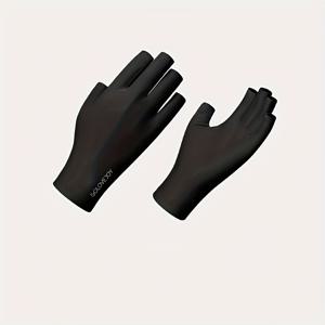 TEMU 프로페셔널 UPF200+ 젤 네일 램프용 장갑 - A/UVB, 젤 매니큐어용 젤 폴리쉬 장갑, 라이트 베이지 방지, 젤 네일 호환 (디스플레이 없음)|젤네일|매니큐어