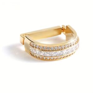 TEMU 남성용 넥타이 클립, 고품질 구리와 지르코니아 크리스탈로 제작, 스타일리시하고 고급스러움. D-링 넥타이 걸쇠로, 남성을 위한 발렌타인데이 선물로 완벽하며 공장 가격에 구매 가능. 곡선형 버클과 넥타이 홀더가 특징입니다.