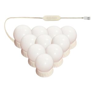 TEMU 메이크업 거울 조명은 10개의 조절 가능한 조명으로 화장대와 메이크업 룸에 적합합니다. 생일 파티용 USB 조절 가능한 렌즈 조명은 조절 가능한 밝기와 함께 세 가지 색상으로 제공됩니다.