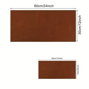 TEMU 브라운 정품 크레이지 호스 소가죽 조각 - 풀 그레인 가죽 소재 (두께 1.8-2.1mm), 가죽 공예, 프로젝트, 수제 지갑, 커버, 칼날, 신발, 모자, 벨트 제작에 적합 - 가죽 장인 및 공예가에게 이상적 - 훌륭함