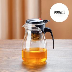 TEMU 필터가 있는 두꺼운 유리 찻잔 1개 - 내열성, 식기세척기 사용 가능, 커피에 적합, 잎차에 완벽, 찻사랑을 위한 이상적인 선물, 찻잎 필터링, 가정용.