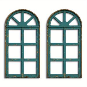 TEMU 2개 농가 스타일 창틀 목재 걸이 사인 - 러스틱 틸 & 골든 액센트 벽 장식, 집, 사무실, 스튜디오 또는 카페용, 완벽한 선물 아이디어