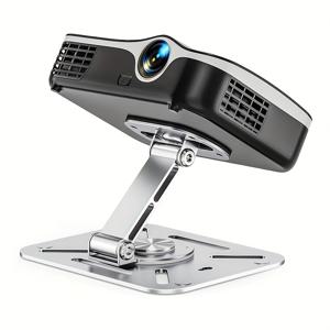 TEMU 360도 회전식 데스크 마운트, 접이식 스탠드, 프로젝션 천장 벽걸이, 대부분의 프로젝터와 호환되는 1/4