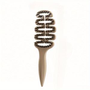 TEMU 브리슬 빗 - 매끄러운 헤어 - 정전기 방지 및 헤어 스타일링 & 마사지에 좋음 - 스타일링 빗 - 소나무 타워 빗, 헤어 디탱글링, 데일리 그루밍, 커브드 빗, 스타일리시 헤어브러시, 고품질 브러시, 정전기 방지 빗, 디탱글링 브러시, 마사지 브러시, 가정용, 전문 스타일리스트용