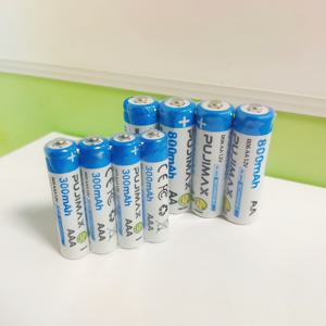 TEMU PUJIMAX 니켈 수소 충전식 배터리 1.2V AA800mAh+AAA300mAh 세트, 4+4/8+8/12+12/16+16 배터리 조합, 대형 사이즈, 리모컨, 알람 시계, 도어벨, 가스 스토브, 워터 히터, 자동차 키, 게임 컨트롤러, 손전등에 적합, 고성능, 내구성 있고 오래가는 충전식 배터리, 사용하기에 1.2V 니켈 수소 충전기 사용|시계
