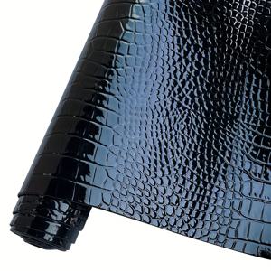 TEMU 1개 롤 광택 악어 질감 PU 가죽 - 비건 방수 합성 라이트 베이지, DIY 공예, 주얼리 제작, 재봉 프로젝트, 지갑, 가방, 벨트용 - 12