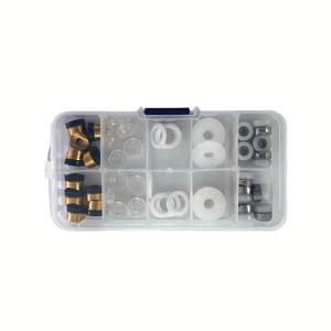 TEMU 스프레이링 머신용 개스킷 슈트 박스, 연장 막대 개스킷 흡입 튜브 개스킷 초승달 개스킷 스프레이링 기계 도구 1박스