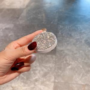 TEMU 인공 다이아몬드가 있는 1개의 미니 휴대용 줄자 - 가슴, 허리, 및 의류 측정을 측정하는 다기능 자 - 섬세하고 고급스러운, 흰색, 배터리 필요 없음, 의류 측정 도구 | 우아한 디자인 | 내구성 있는 플라스틱 줄자|줄자