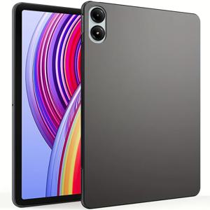 TEMU Xiaomi Redmi Pad Pro 2024 12.1인치에 적합한 허니컴 소프트 태블릿 케이스, 솔리드 컬러의 무광 블랙 보호 커버, 비즈니스 스타일, 지문/기름 방지, 풀 랩 드롭 보호, 초박형.