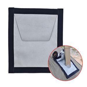 TEMU 고온 저항성 이중층 난연 유리섬유 단열 패치 - 야외 캠핑 및 DIY 화덕용 텐트 스토브 파이프 홀 액세서리