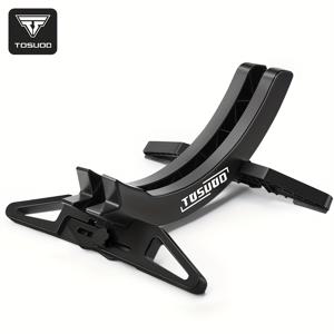 TEMU TOSUOD 조절 가능한 자전거 스탠드 - 블랙 로드 & 마운틴 바이크 주차 브래킷, 안전한 바닥 베이스와 함께, 쉽게 보관하고 전시할 수 있는 인체공학적 디자인, 자전거 주차 액세서리 | 현대적인 자전거 디스플레이 | 내구성 있는 폴리프로필렌