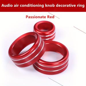 TEMU BMW 2시리즈 투어링, 1시리즈, 3시리즈, 4시리즈 GT 모델용 내부 개조에 적합한 알루미늄 합금 내부 트림 링이 포함된 새로운 3pcs 자동차 액세서리 세트, 그리고 새로운 X1 오디오 및 에어컨 노브.