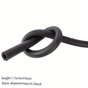 TEMU 1.7M 고무 파이프용 폼 단열재, 실외 수도관 보호대, 에어컨 및 손잡이 그립 지지용 보온 및 방수 슬리브, 파이프 단열 폼, 파이프 단열, 파이프 단열재, 에어컨 보호대