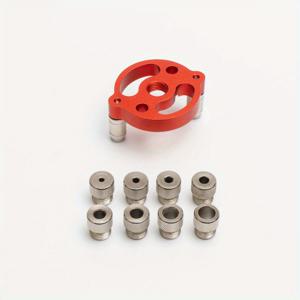 TEMU 알루미늄 합금 목공 센터 홀 로케이터 - 정확한 목재 조인트를 위한 정밀 드릴 가이드, 내구성과 경량의 DIY 및 전문가용 도구, 목공 도구