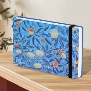 TEMU 1pc A5 수채화 밴드 스케치북 - 모리스 아트 디자인, 100페이지, 160gsm 두꺼운 빈 종이, 클로저가 있는 하드커버 노트북, 학생 및 여행자에게 이상적인 노트북, 아티스트에게 완벽한 선물, 여행 일기 | 예술적인 커버 디자인 | 클로저 노트북