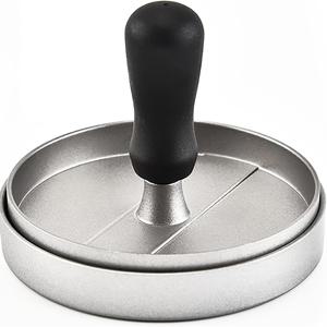 TEMU 1pc 비착성 버거 프레스 - 연금강 고기 패티 메이커 그릴, 바베큐, 가정 요리용 - 소고기, 치즈, 채소 버거에 적합 - 크리스마스, 할로윈, 데이, 부활절, 어머니의 날에 이상적