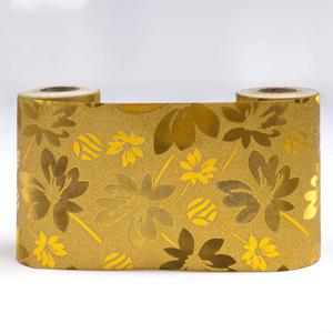 TEMU 1개 10미터 골든 리프 반짝이는 자체 접착 벽지 테두리 롤 - 방수 PVC 스티커, 우아한 꽃무늬 홈 데코용, 욕실 타일 및 스커트 보드, 욕실 벽 스티커