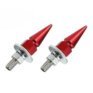 TEMU 6mm 알루미늄 합금 및 자동차 번호판 볼트와 너트 - CNC 티타늄 마감, M6 사이즈, 4가지 색상 (보라색, 녹색, 검정색, 빨간색) - 내구성 있고 스타일리시하며 설치가 쉬운 차량 미적 향상을 위한 액세서리 | 세련된 외관 | 알루미늄 합금 볼트, 선물