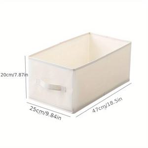 TEMU 좁은 긴 옷 보관함 직사각형 패브릭 옷장 수납 바구니 서랍 정리함 깊은 틈새 침대 밑 수납