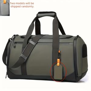 TEMU SEOONTU 대용량 여행 가방, 러기지 가방, 남성 및 여성 스포츠 피트니스 가방 휴대에 적합, 넉넉한 내부 공간과 세련된 디자인, 헬스, 스포츠 및 야외 활동에 적합 - 비즈니스 스타일, 휴대용 야간 러기지 가방.