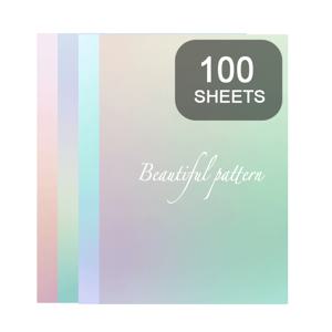 TEMU 라벤더에서 바다 거품 녹색까지의 우아한 파스텔 그라데이션 수채화 종이 100장 - 스크랩북, 초대장 및 추억 앨범용 양면 몽환적인 흐릿한 배경 (8.27x11.69 인치)