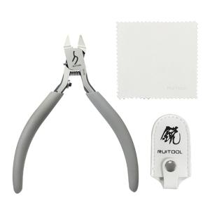 TEMU RUITOOL 모델 니퍼 - 미끄럼 방지 그립이 있는 초박형 단일 날 스프루 커터, 4.3