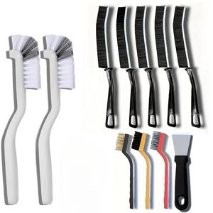 TEMU 청소 브러쉬 11개 세트, 딱딱한 솔 청소 도구, 주방, 욕실, 모서리, 그라우트, 싱크대, 컵, 찻주전자, 병, 믹서기에 적합.