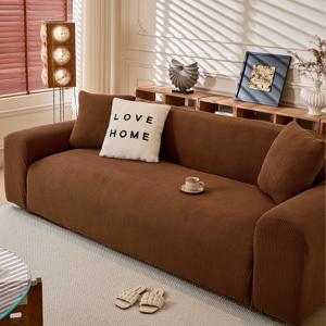 TEMU 고전압 스판덱스 원단으로 제작된 풀 커버 옥수수 씨앗 탄성 슬립커버로 소파를 업그레이드하세요. 이 버전은 고양이 스크래치로부터 보호하고 1/2/3/4인용 직선형 소파에 적합합니다. 더 넓은 탄성 엣지가 특징입니다.